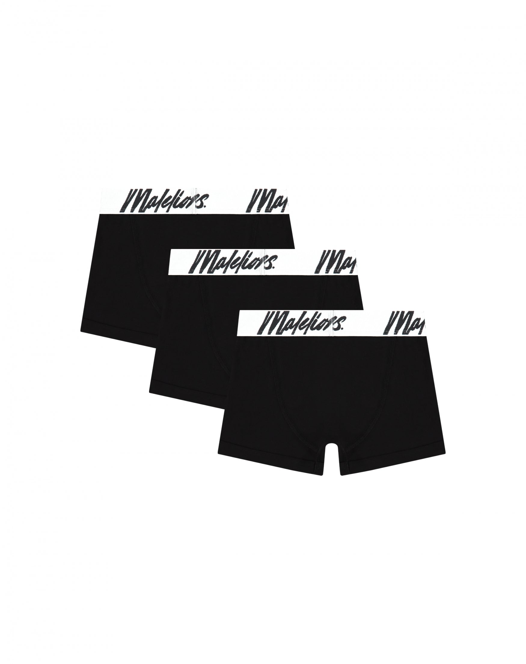 Malelions Junior Boxer 3-Pack | Black/White