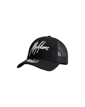 Malelions Junior Signature Cap | Black/White