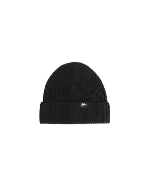 Malelions Junior Label Beanie | Black