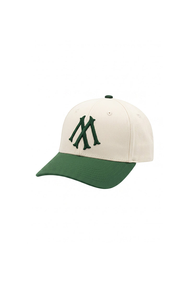 JAA50026001_40031_Malelions_Junior_Icon_Baseball_Cap_Off-White_Racing_Green_Front.jpg