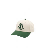Malelions Junior Icon Baseball Cap | Off-White/Racing Green