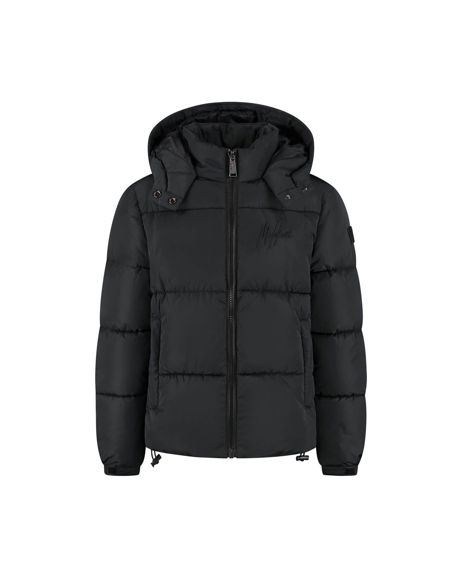 Malelions Junior Girls Signature Puffer Jacket | Black