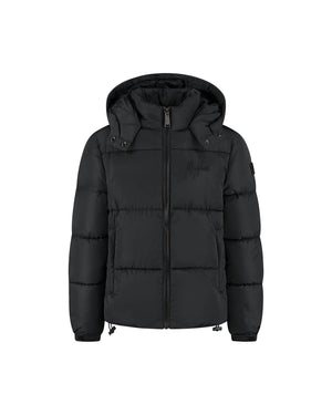 Malelions Junior Girls Signature Puffer Jacket | Black