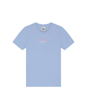 Malelions Junior Girls Kiki T-Shirt | Vista Blue/Light Pink