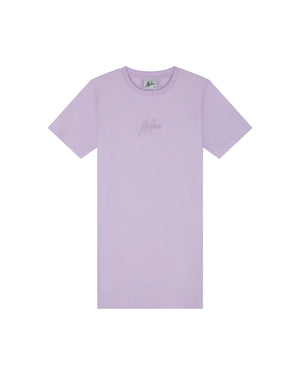 Malelions Junior Girls Firma T-Shirt Dress | Lilac