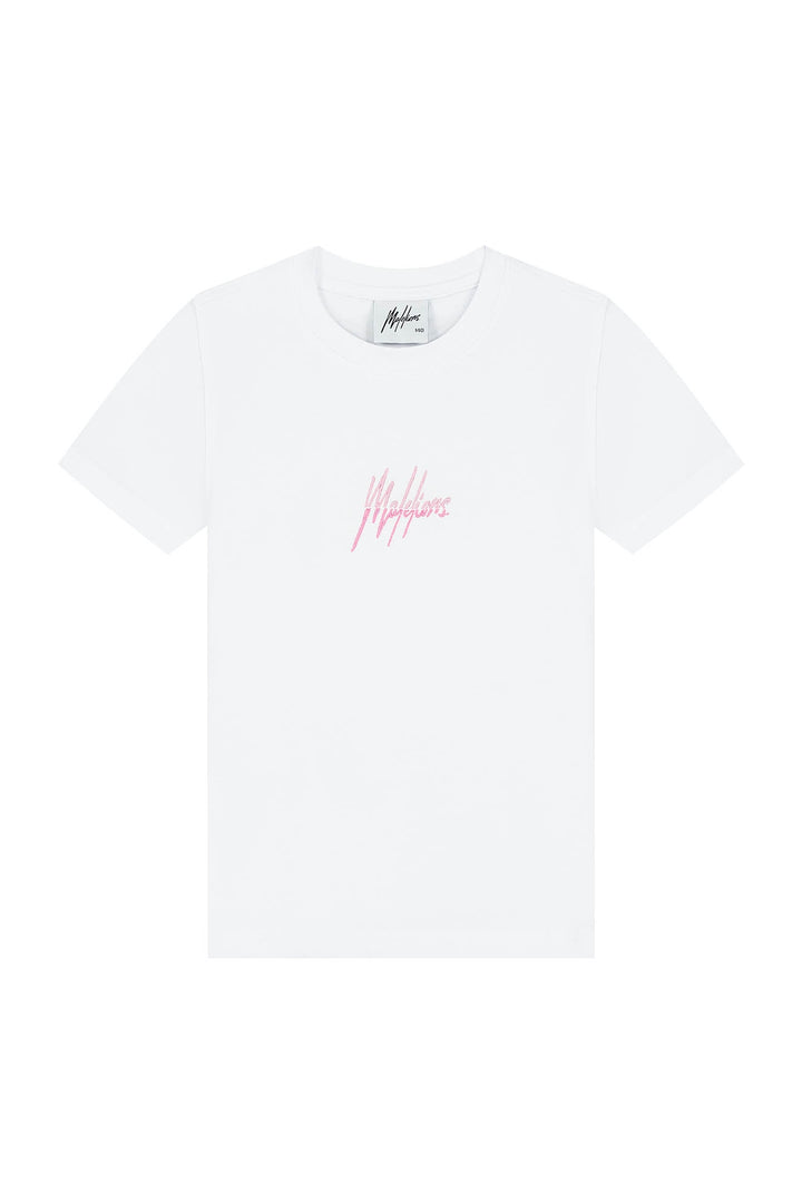 JG1_AW25_03_862_Malelions_Junior_Girls_Kiki_T-Shirt_White_Dark_Pink_Front_cd66e00e-d35c-4ee9-8fe0-46a54e980146.jpg