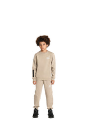 Malelions Junior Sport Counter Sweater | Khaki