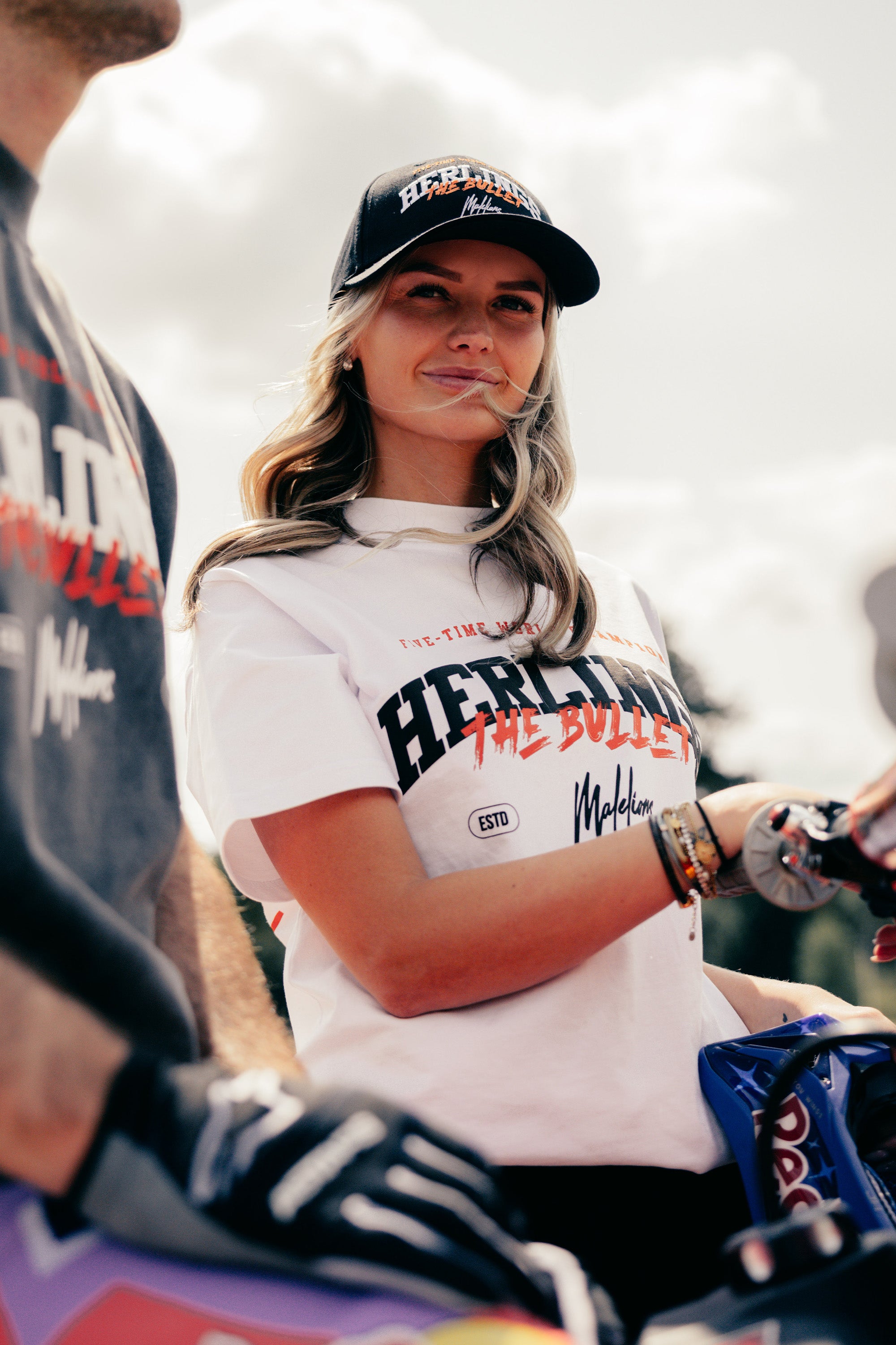 Malelions x Jeffrey Herlings Bullet Baseball Cap | Black/Orange