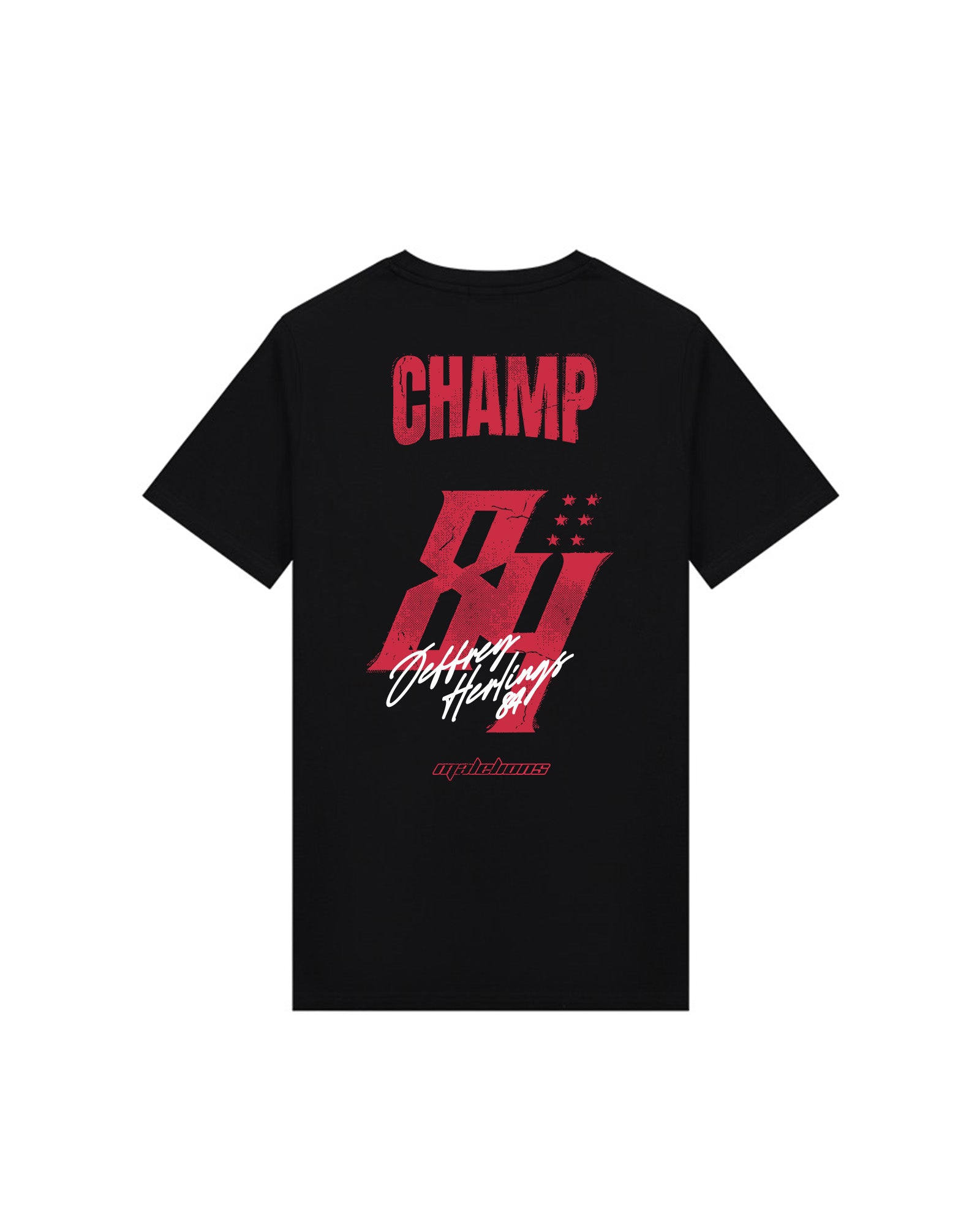 Malelions x Jeffrey Herlings World Champion '26 T-Shirt | Black
