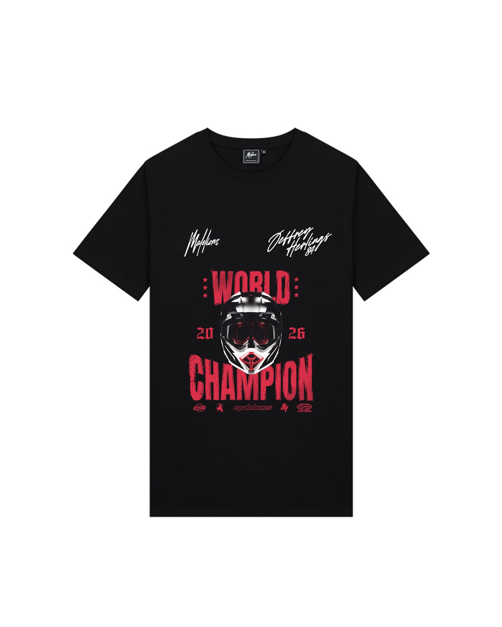 Malelions x Jeffrey Herlings World Champion '26 T-Shirt | Black