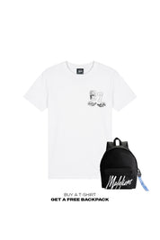 Malelions Junior Six Seven T-Shirt | White