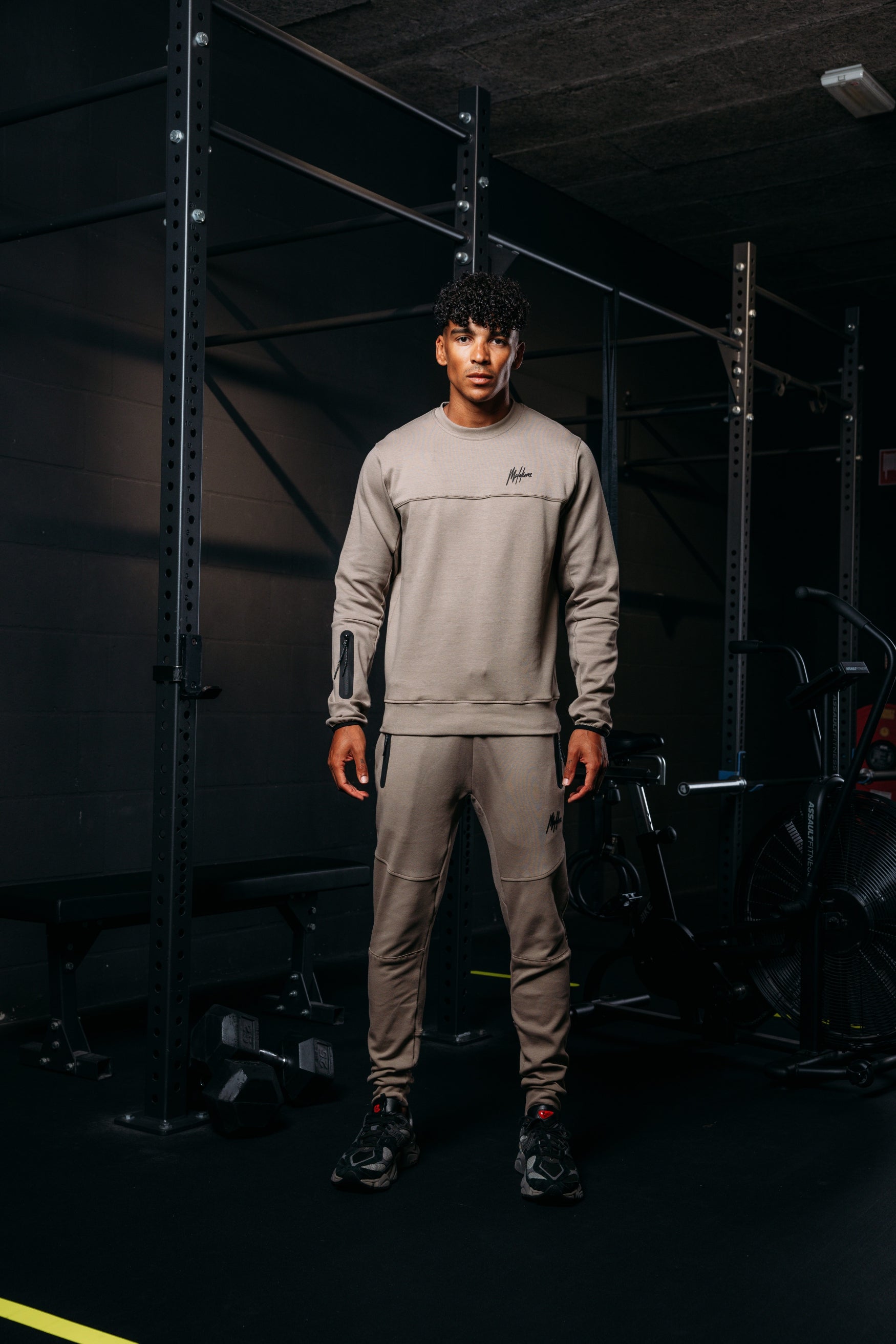 Malelions Sport Counter Sweater | Taupe