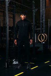 Malelions Sport Counter Half Zip | Black