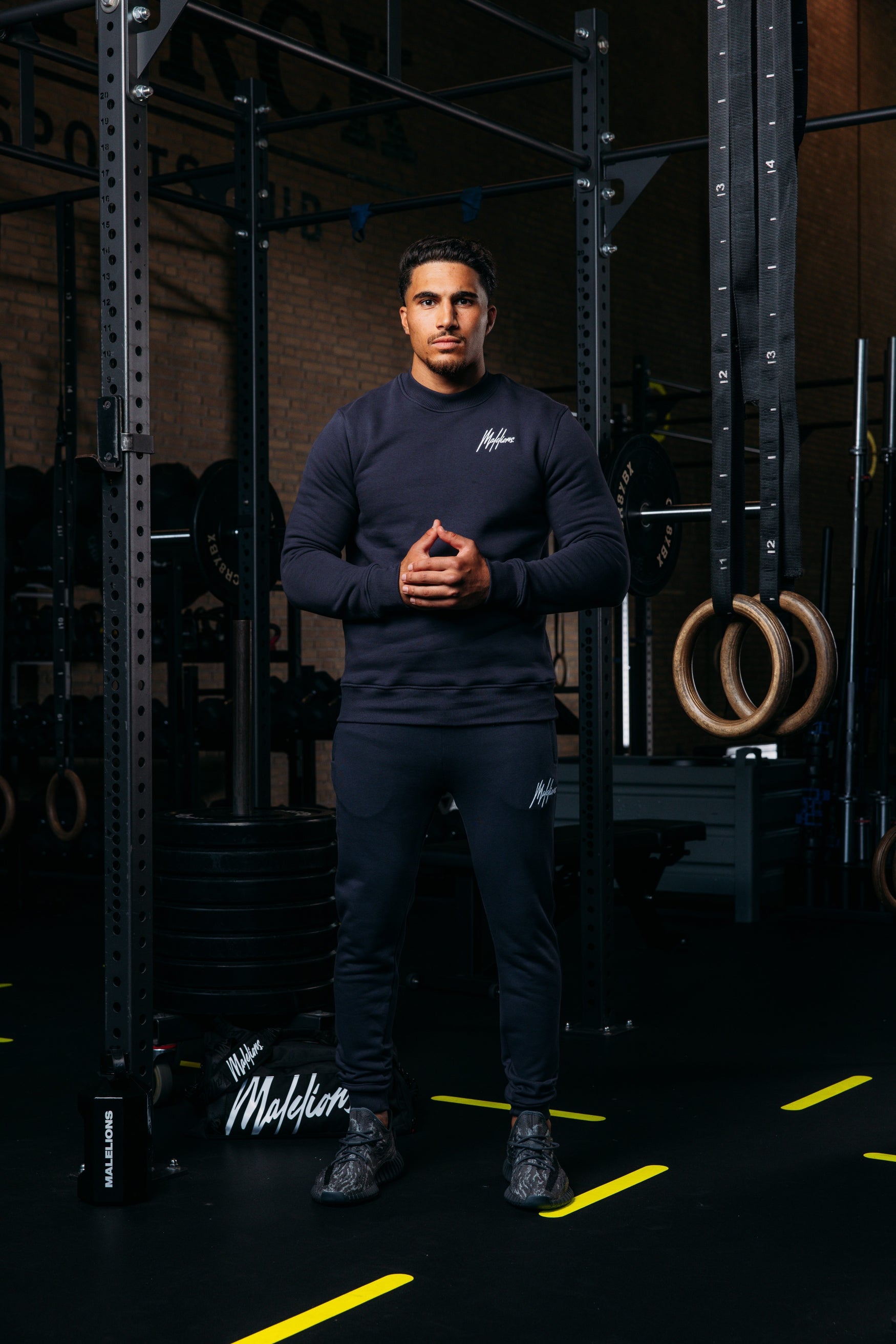 Malelions Sport Logo Sweater | Navy