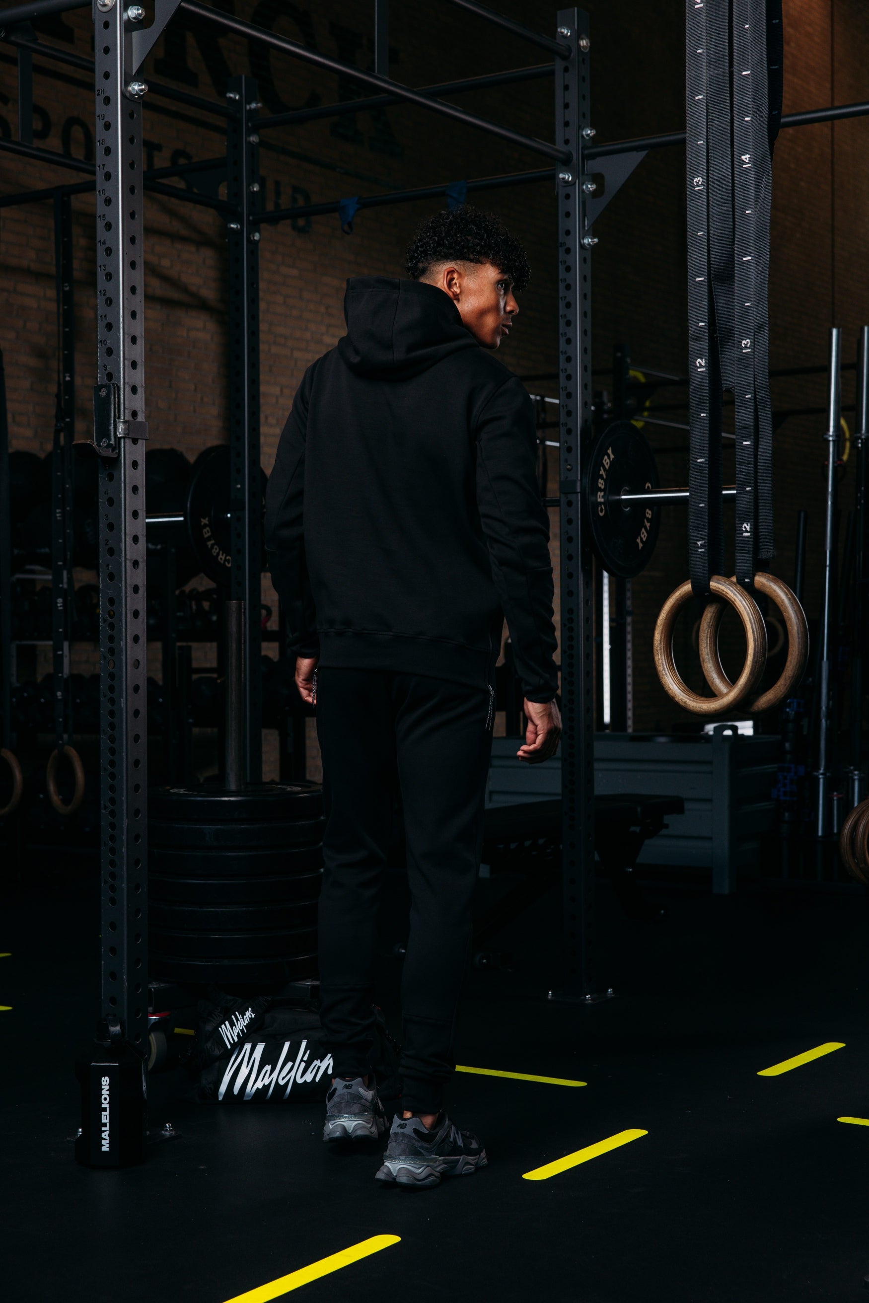 Malelions Sport Counter Hoodie | Black