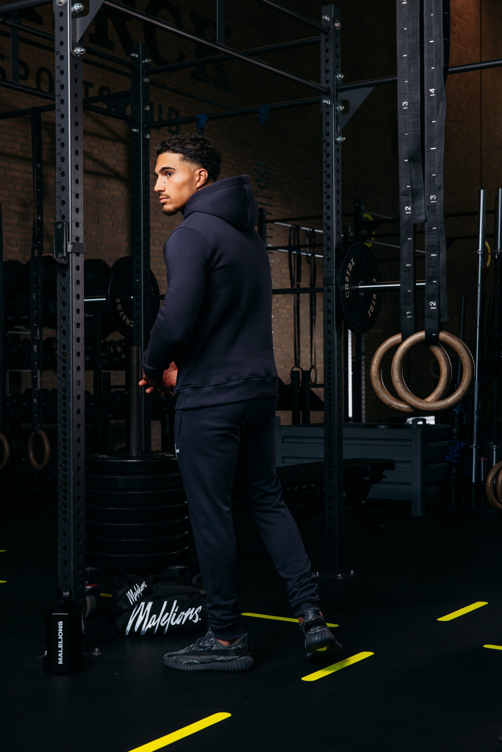 Malelions Sports Logo Hoodie | Navy