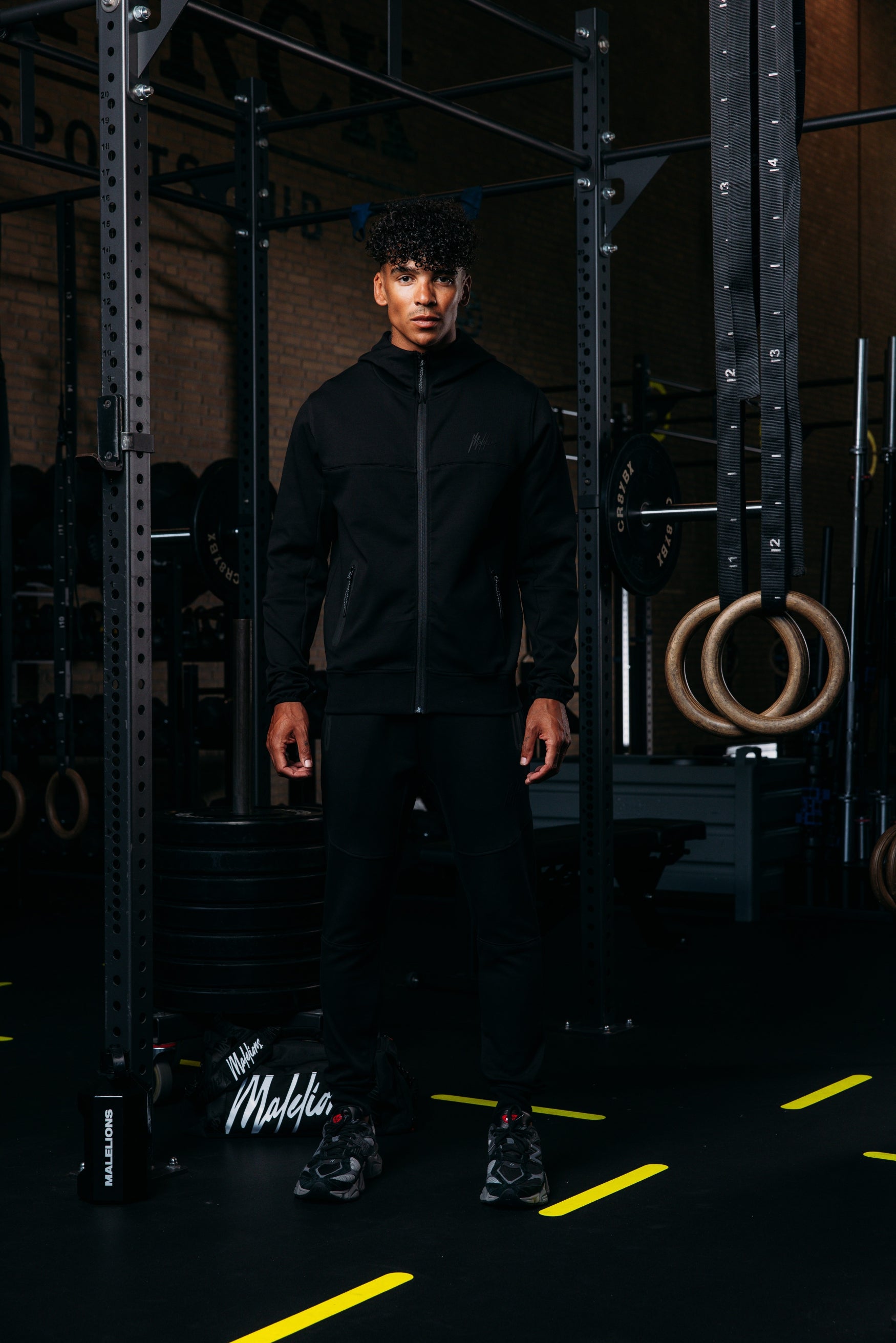 Malelions Sport Counter Hooded Vest | Black