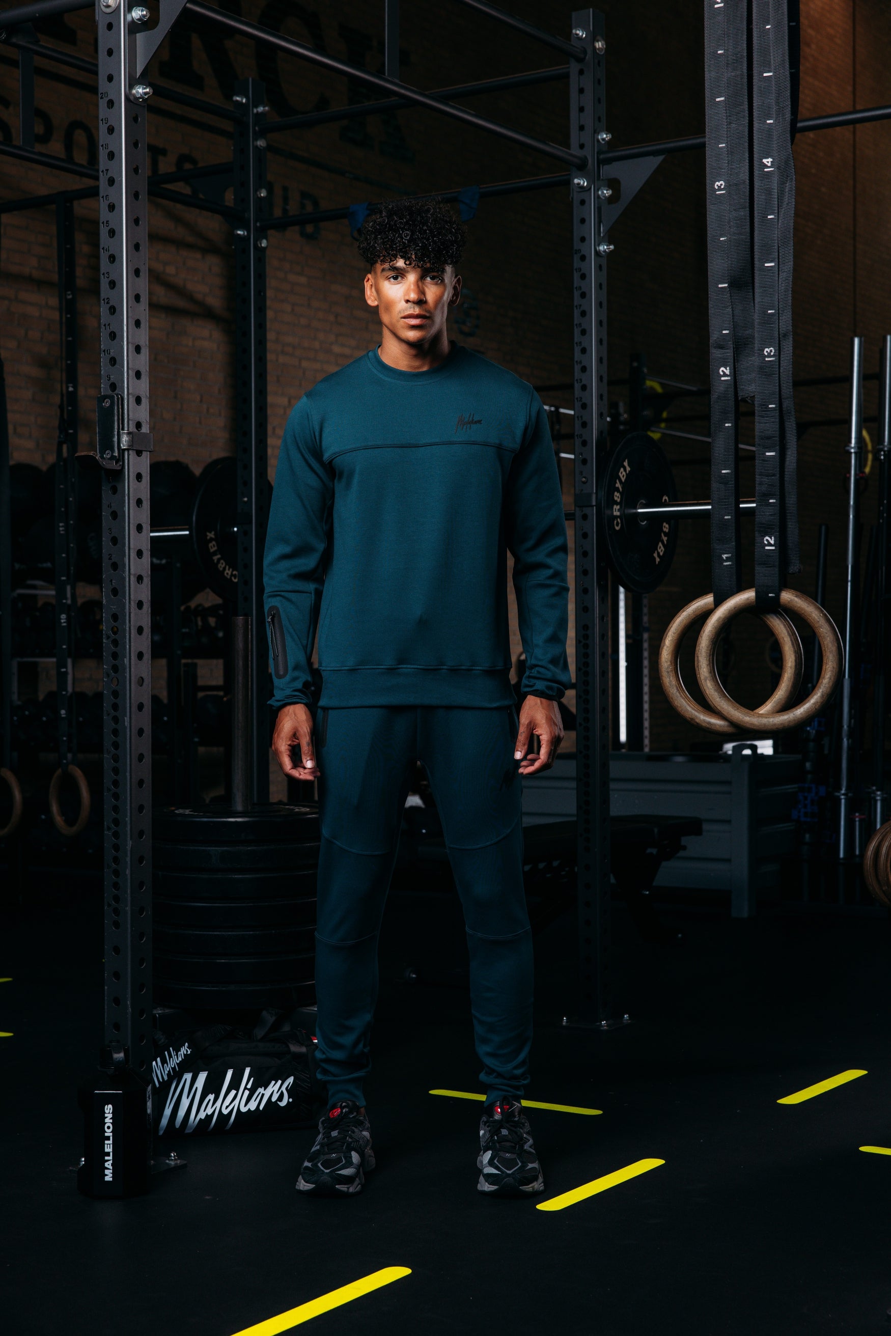 Malelions Sport Counter Sweater | Petrol