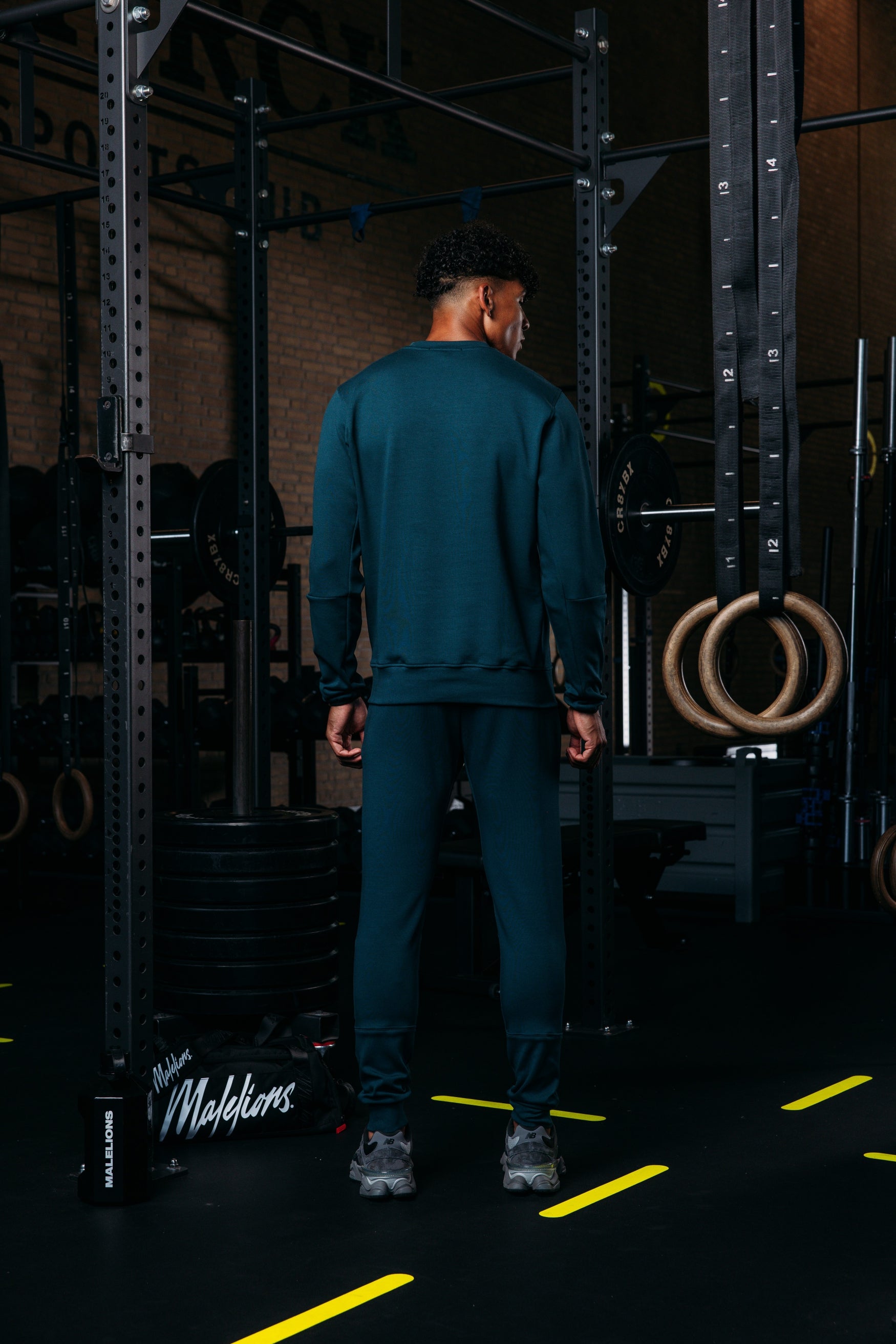 Malelions Sport Counter Sweater | Petrol