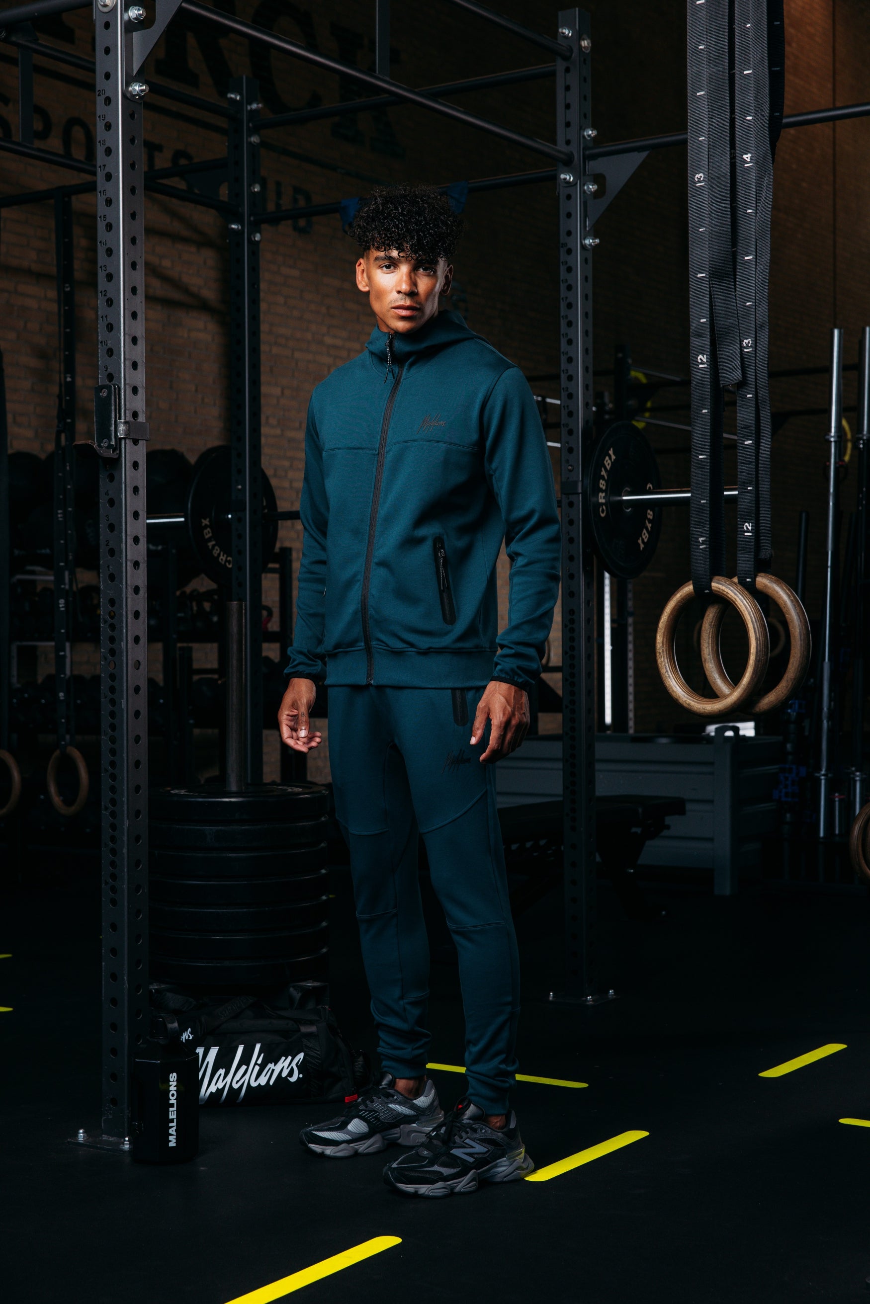 Malelions Sport Counter Hooded Vest | Petrol