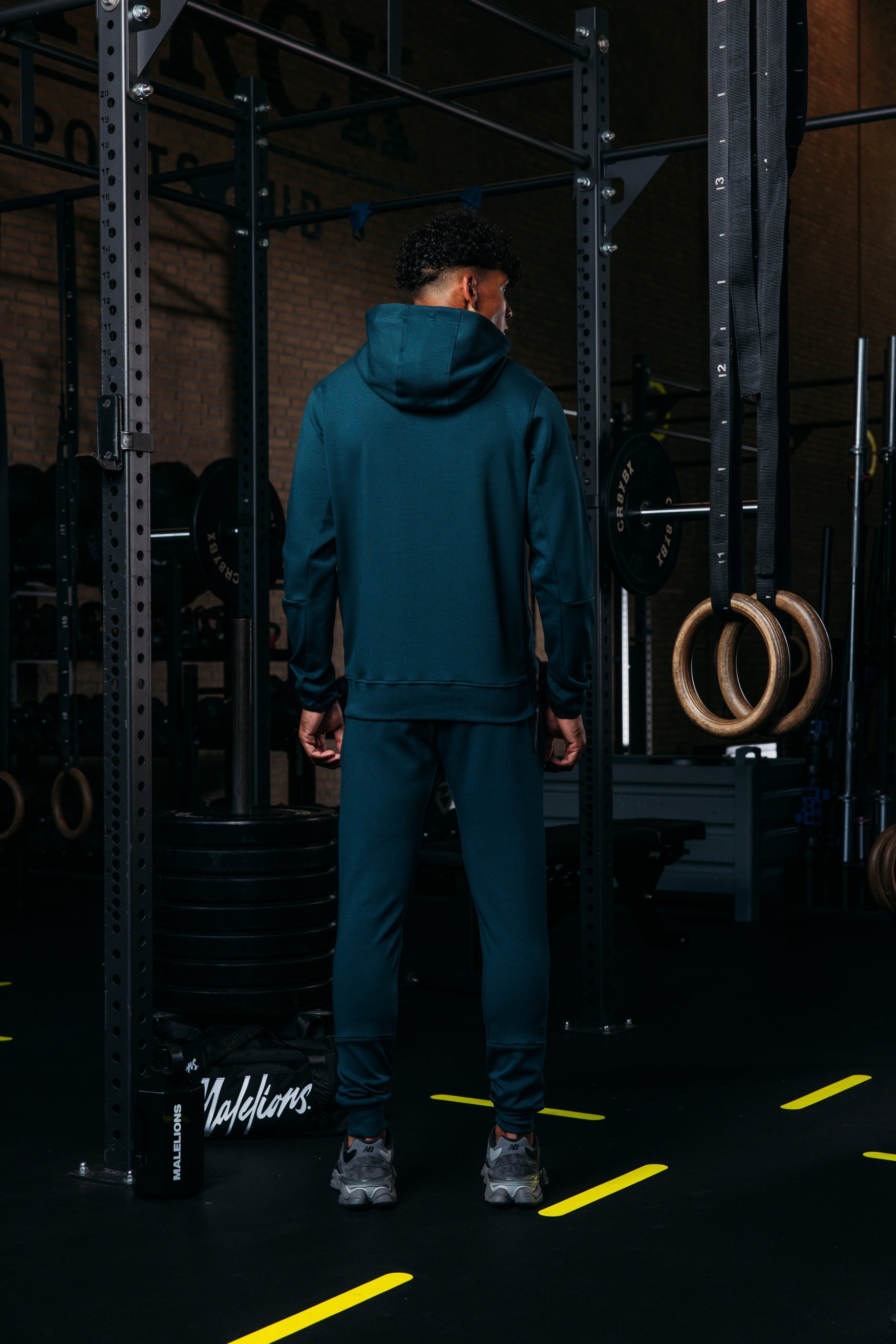 Malelions Sport Counter Hoodie | Petrol