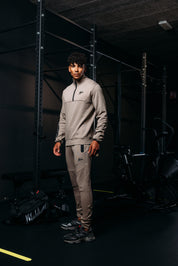 Malelions Sport Counter Half Zip | Taupe