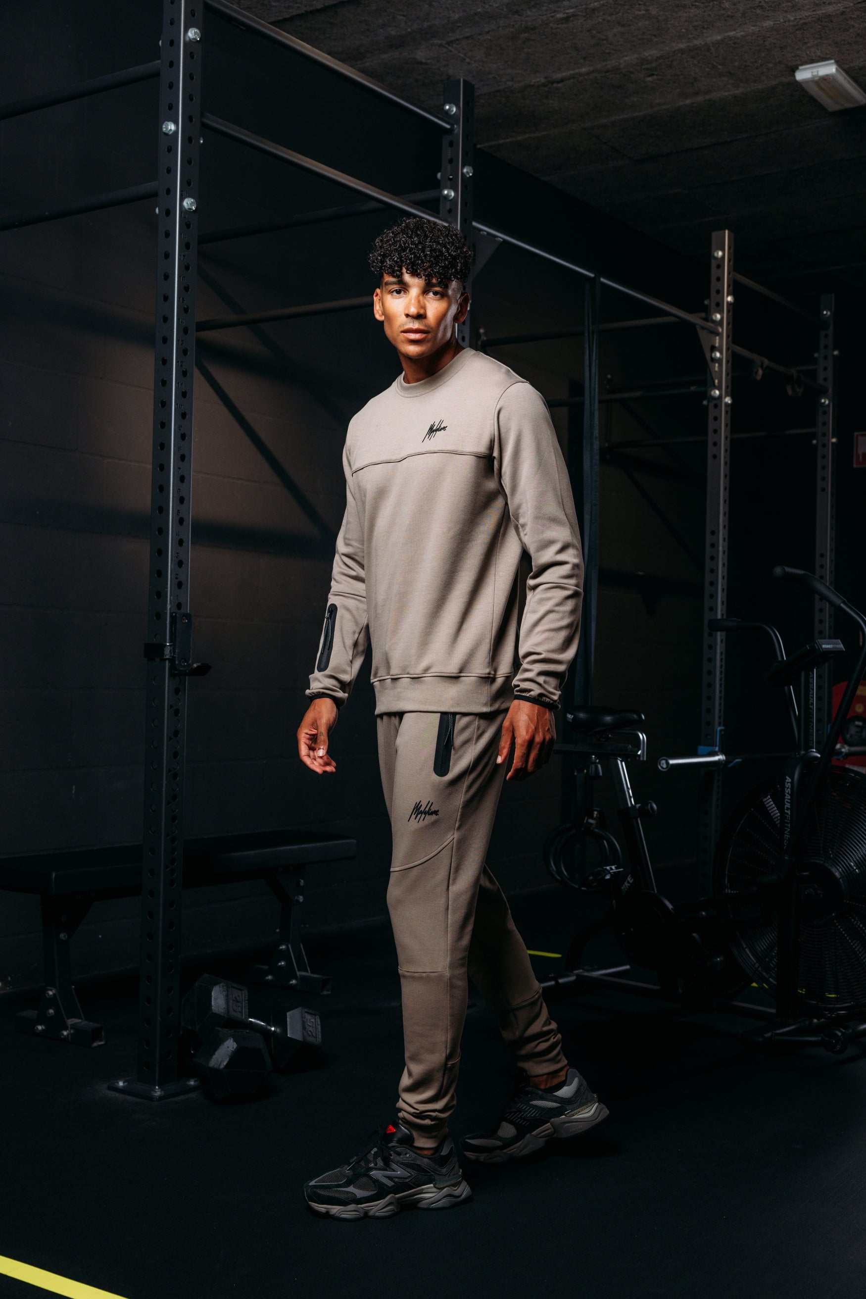 Malelions Sport Counter Sweater | Taupe