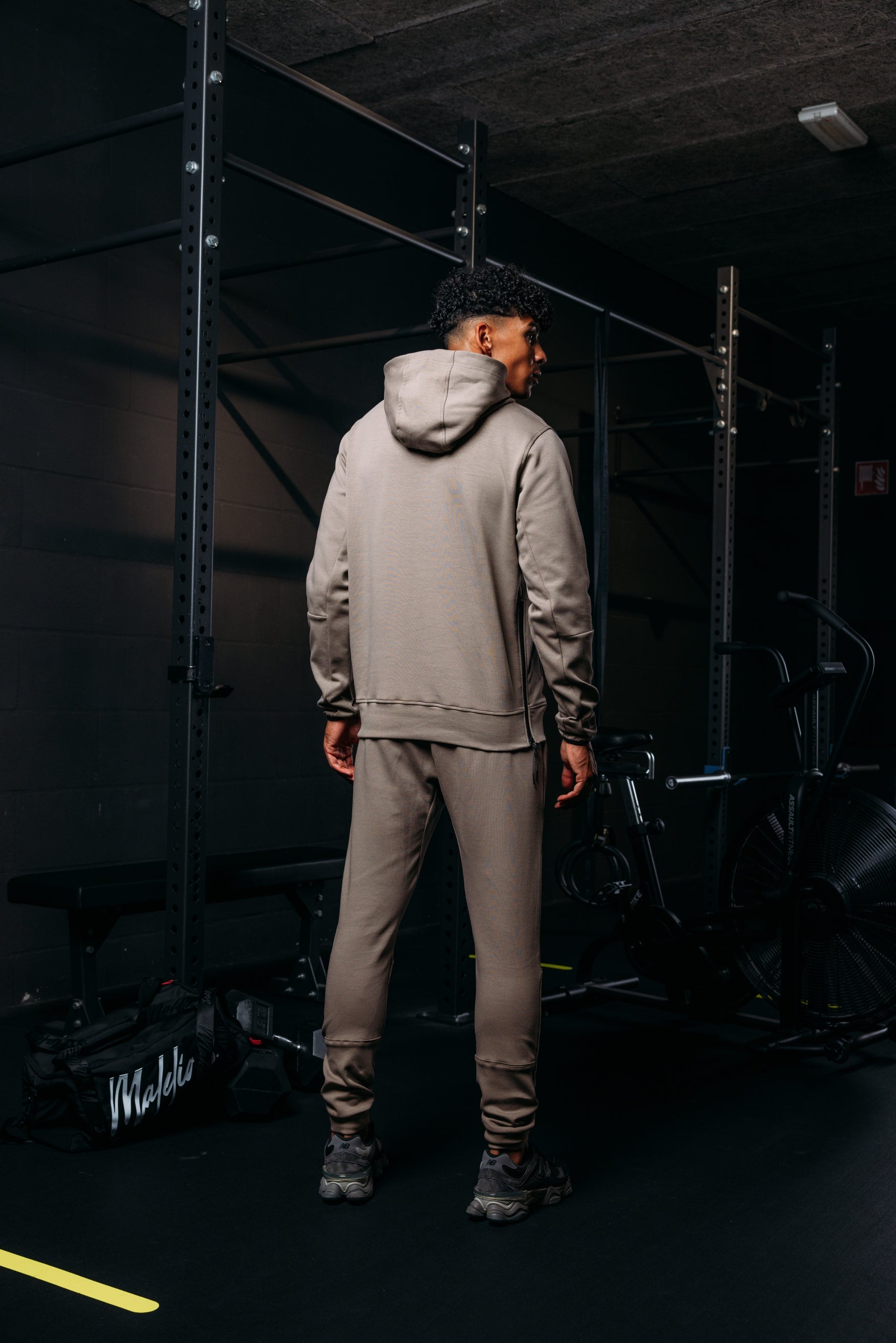 Malelions Sport Counter Hoodie | Taupe