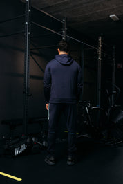 Malelions Sport Fielder Half Zip Hoodie | Navy