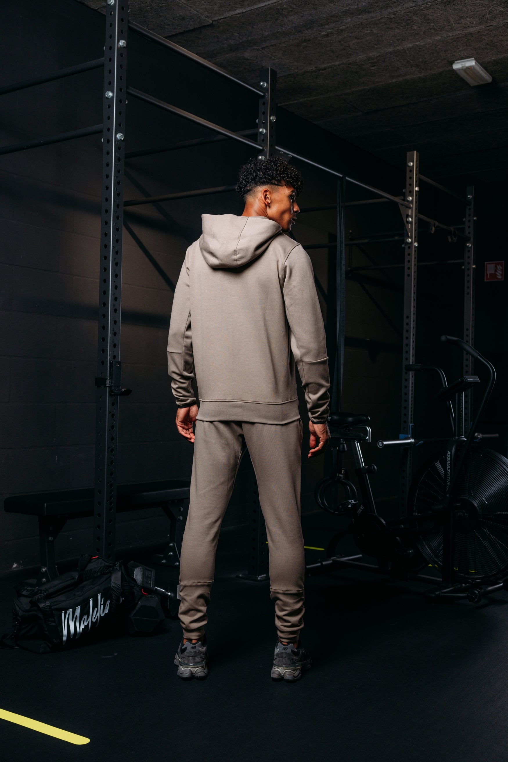 Malelions Sport Counter Hooded Vest | Taupe