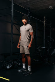 Malelions Sport Counter Shorts | Taupe