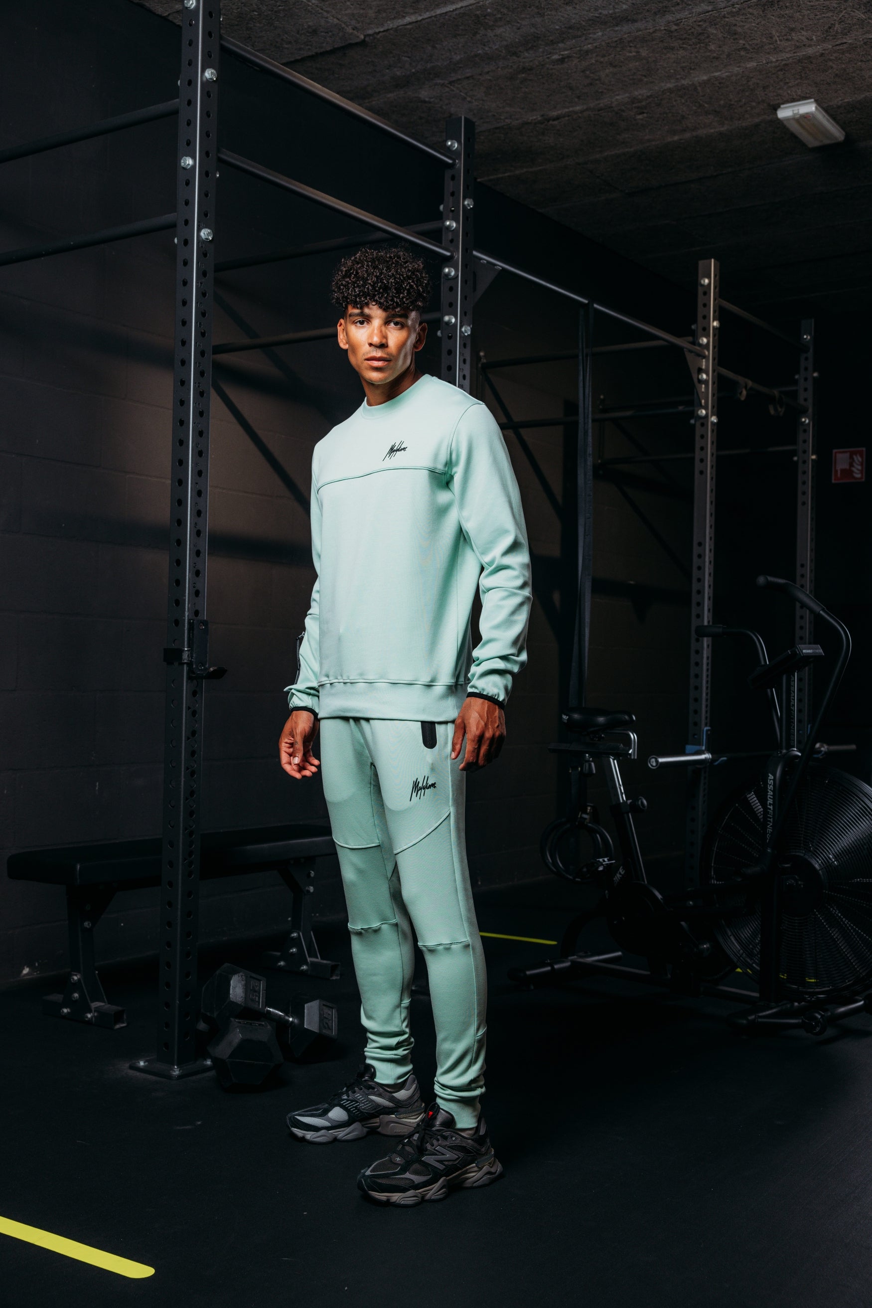 Malelions Sport Counter Trackpants | Mint