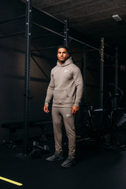 Malelions Sports Logo Hoodie | Taupe