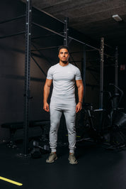 Malelions Sport Logo Sweatpants | Light Grey