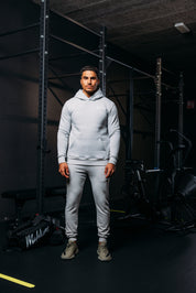 Malelions Sport Logo Hoodie | Light Grey