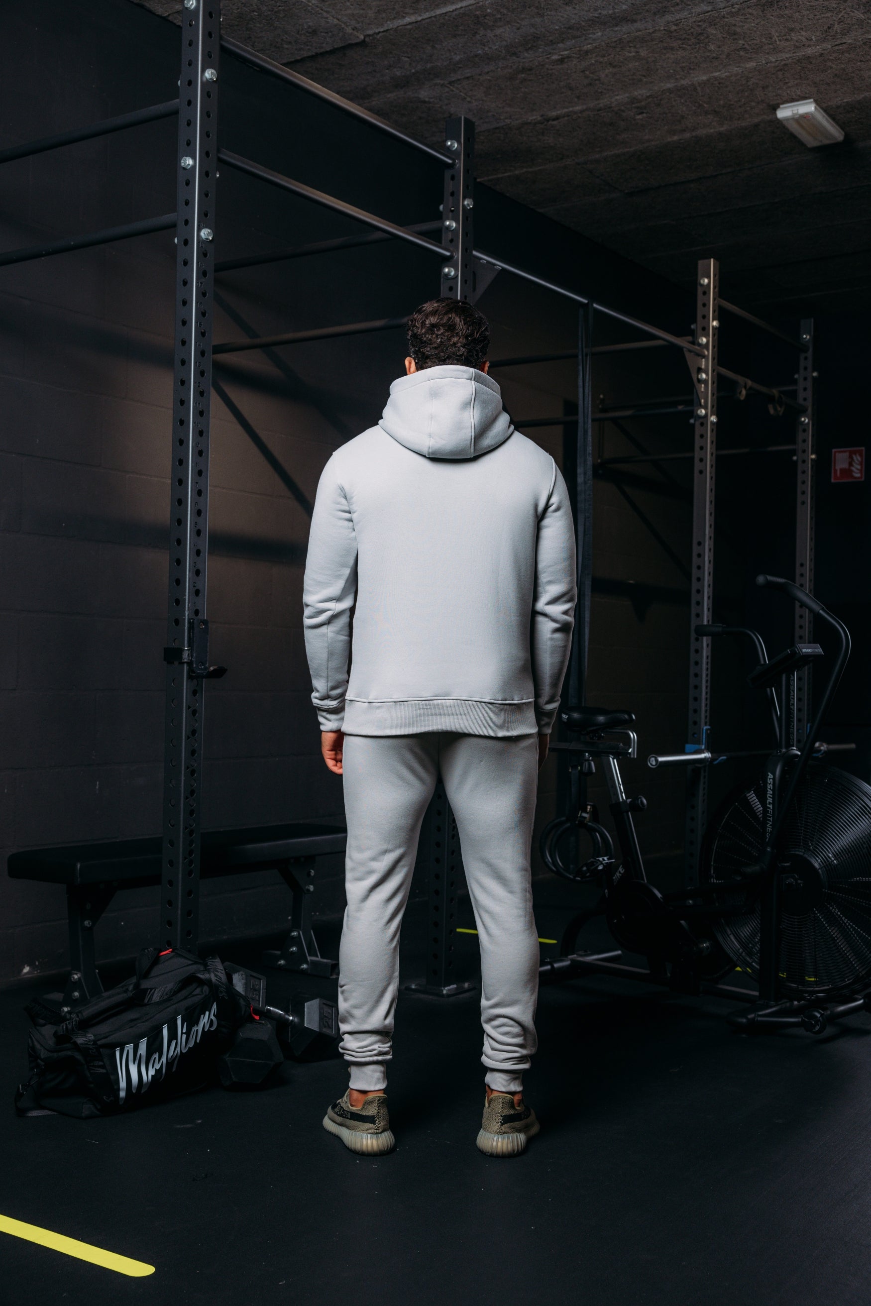 Malelions Sport Logo Hoodie | Light Grey