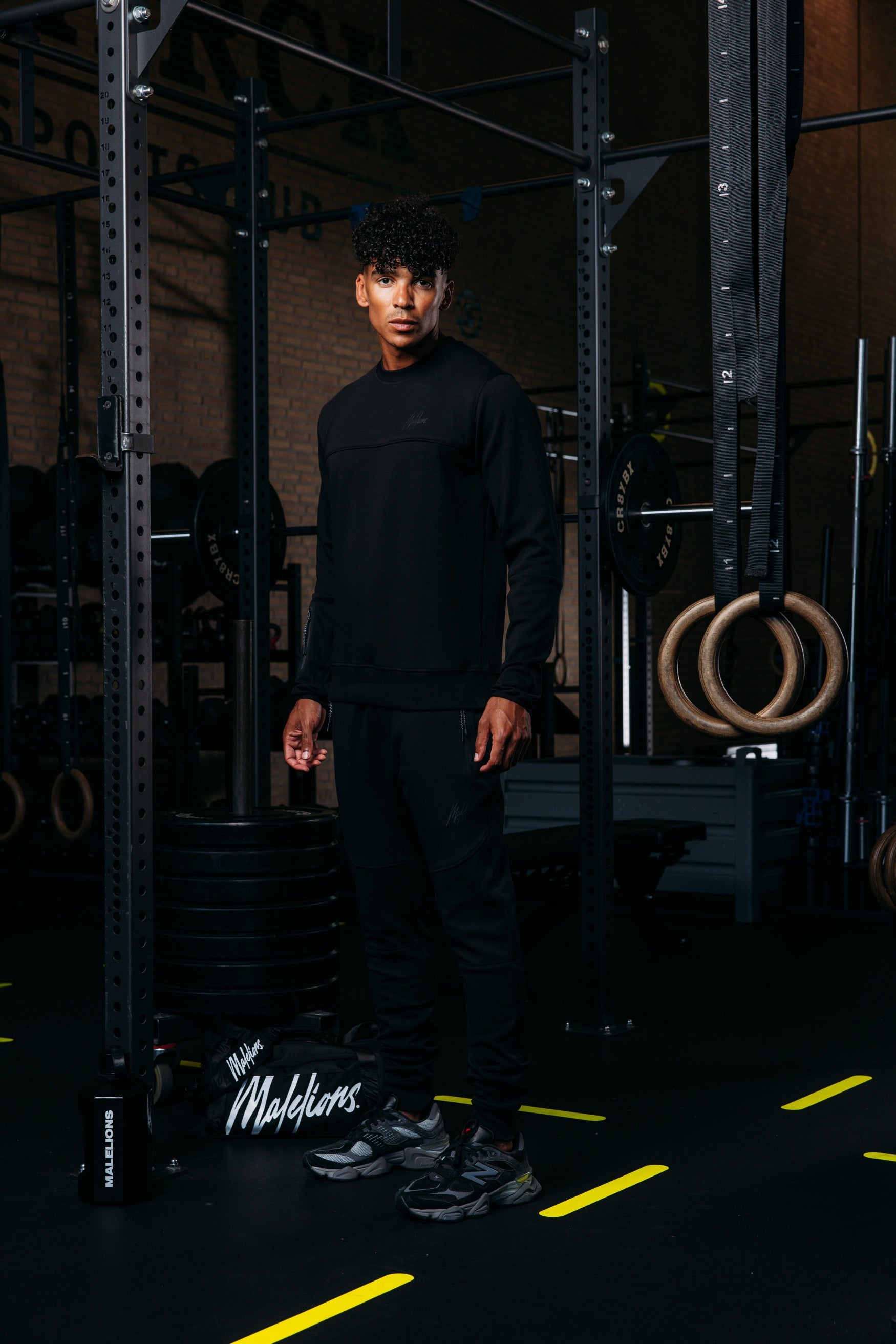 Malelions Sport Counter Trackpants | Black