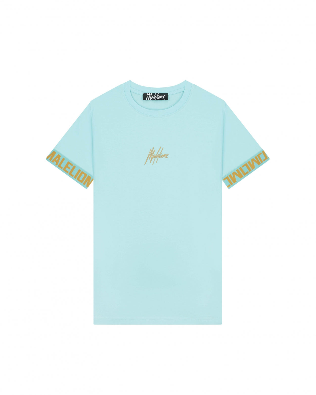 Malelions Men Venetian T-Shirt | Light Blue/Gold