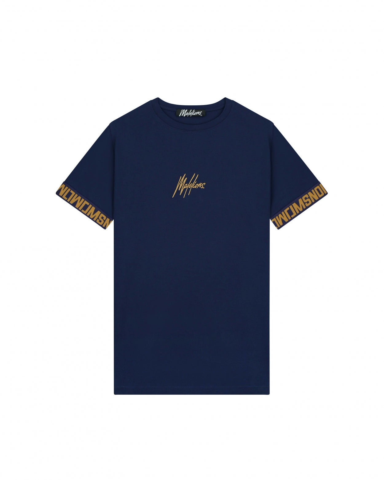 Malelions Men Venetian T-Shirt | Navy/Gold