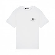 Malelions Men Regular T-Shirt | White/Black