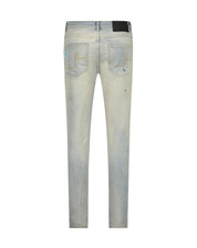 Malelions Men Stained Jeans | Light Blue