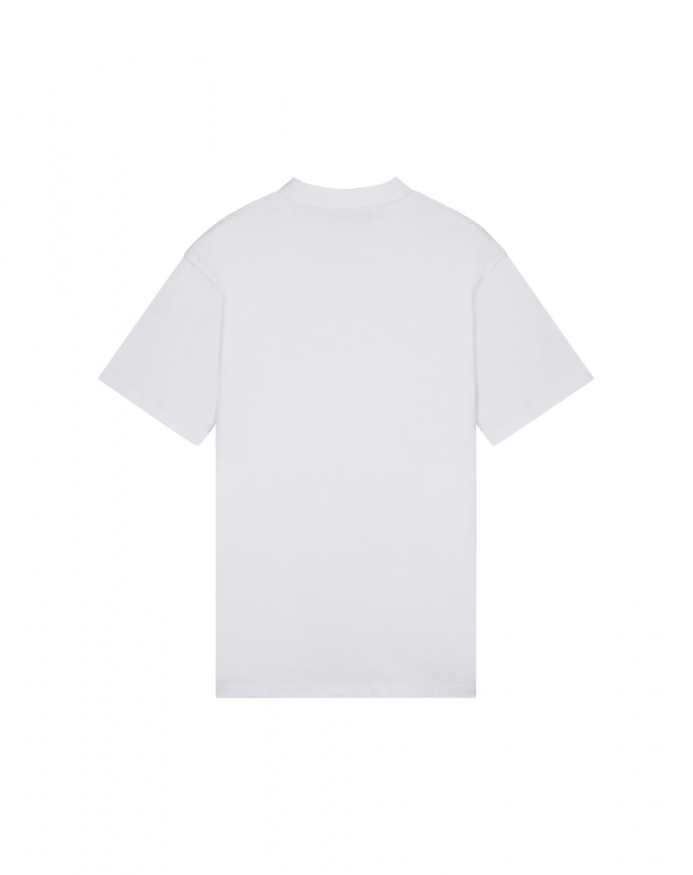 Malelions Men Collar T-Shirt | White