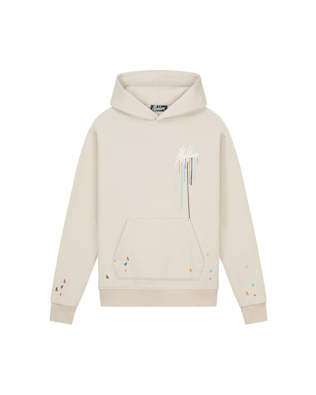 Malelions Men Painter Hoodie | Beige