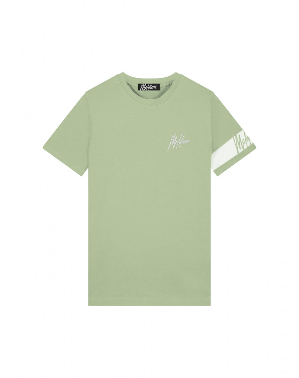 Malelions Men Captain T-Shirt | Green/White