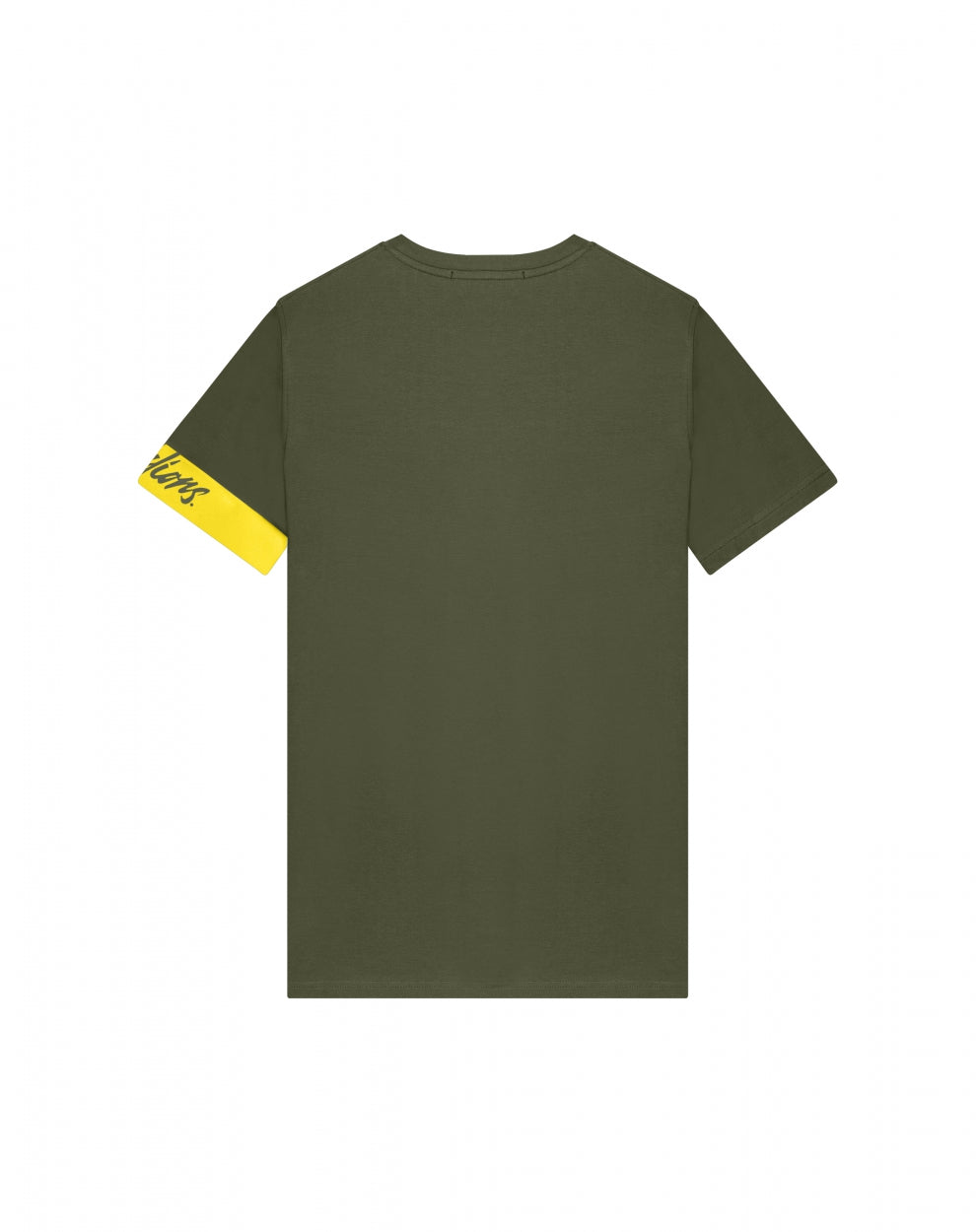 Malelions Men Captain T-Shirt 2.0 | Army/Yellow