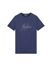 Malelions Men Duo Essentials T-Shirt | Navy/Pink