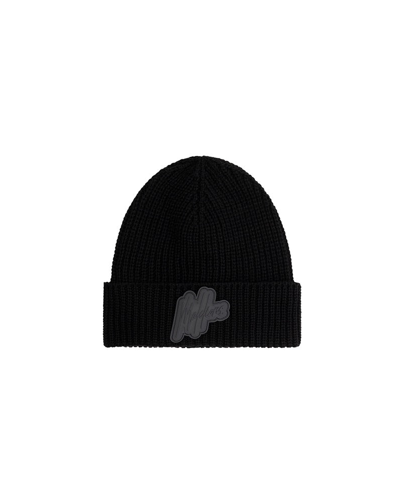  Malelions Men Signature Beanie | Black