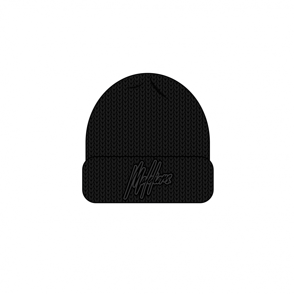  Malelions Men Signature Beanie | Black