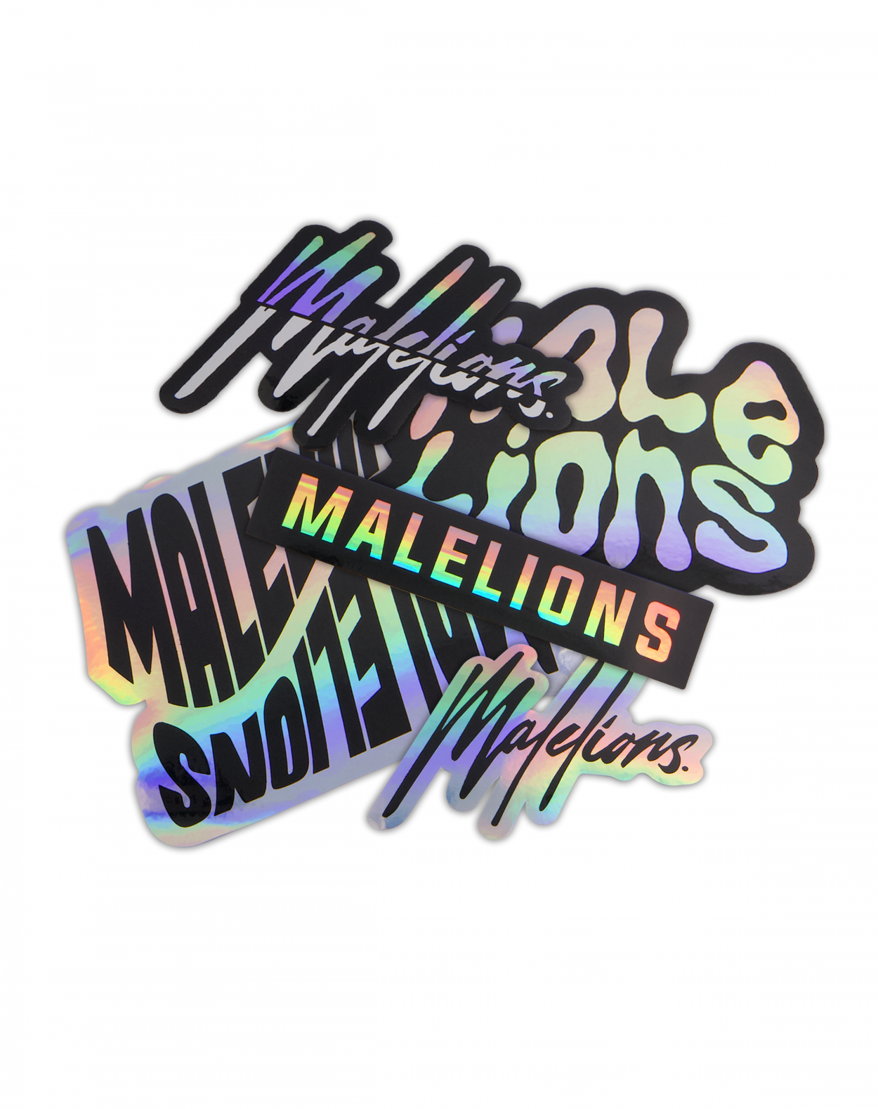 Malelions Sticker 5-Pack | Holographic