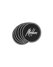 Malelions Signature Coaster 6-Pack | Black/White